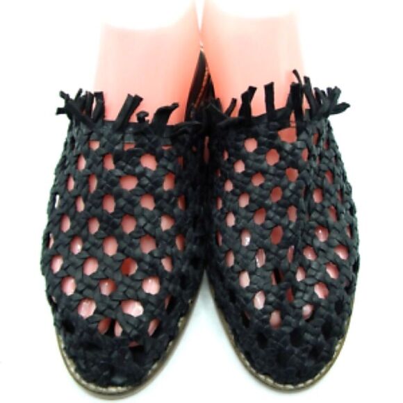 FREE PEOPLE
Mirage Woven Black Leather Mules Sz 40 US 10 - Picture 3 of 10